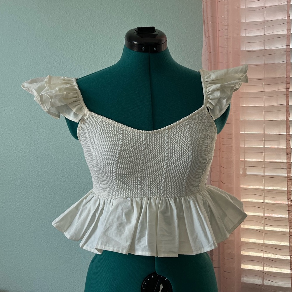 Zara White Top